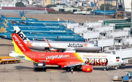 越南航空局：預計新山一機場 2020年春運需求比2019年春節約增11%和比平日增加16%，約達400萬次乘客，有2萬9000個航班，日均920個航班。（示意圖源：田升）