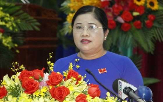 新任平福省人委會主席陳慧賢。（圖源：何宇）