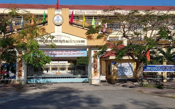 圖為罹難學生生前就讀的阮氏明開高中專校。（圖源：CTV）