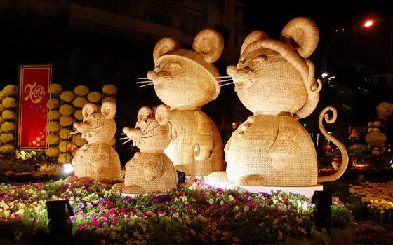 阮惠春花街夜色一瞥。（圖源：Wikipedia）