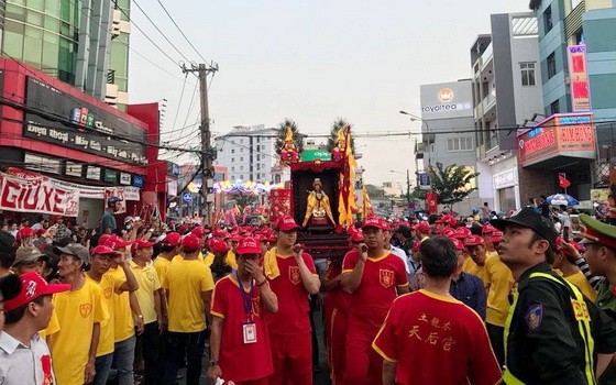 圖為去年正月十五元宵節土龍木天后聖母出遊盛會活動一瞥。（圖源：互聯網）