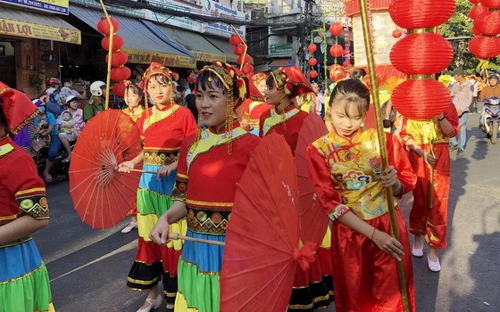 圖為 2019年第五郡元宵節遊行活動一隅。