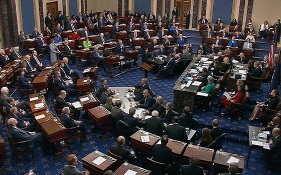 美國參議院投票判定特朗普受兩指控無罪。（圖源：路透社）