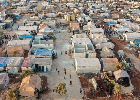 伊德利卜省有大量難民流離失所。（圖源：互聯網）