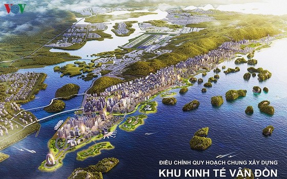 雲屯經濟區建設規劃調整三維效果圖。（圖源：VOV）