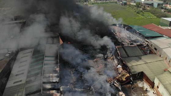火警現場。（圖源：視頻截圖）