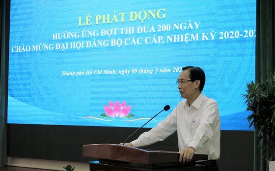 市人委會常務副主席黎清廉在儀式上致詞。（圖源：明舒）