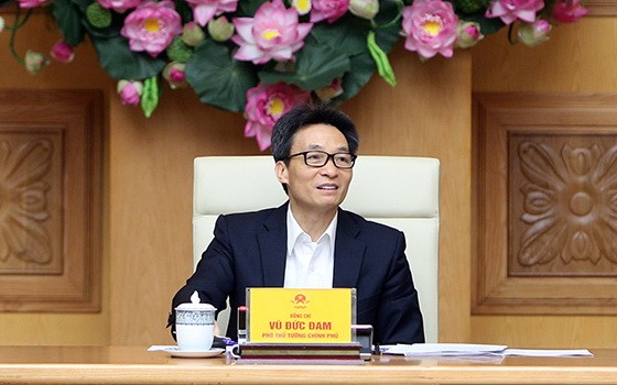 政府副總理武德膽主持會議並發表講話。（圖源：VGP）