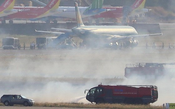 現場冒出滾滾濃煙。（圖源：進達）