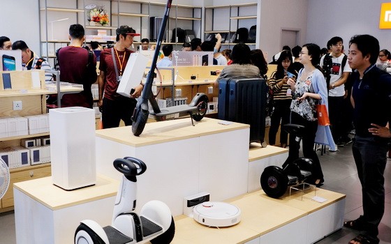 小米在越南開設的專賣店。