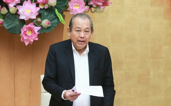 黨中央政治局委員、政府常務副總理、896指委會主任張和平。（圖源：VGP）