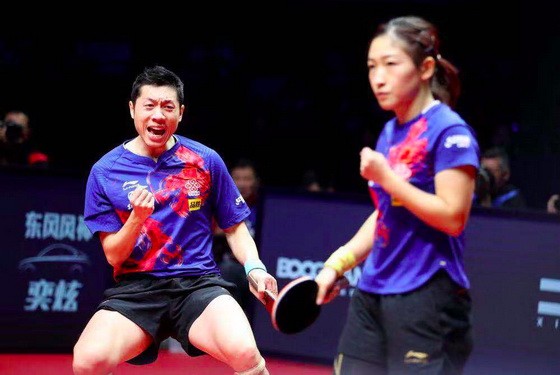 劉詩雯與許昕。（圖源：互聯網）