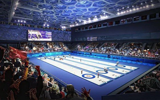 “水立方”變“冰立方”賽場。（圖源：互聯網）