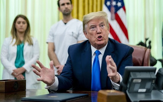 美國總統特朗普。（圖源：互聯網）