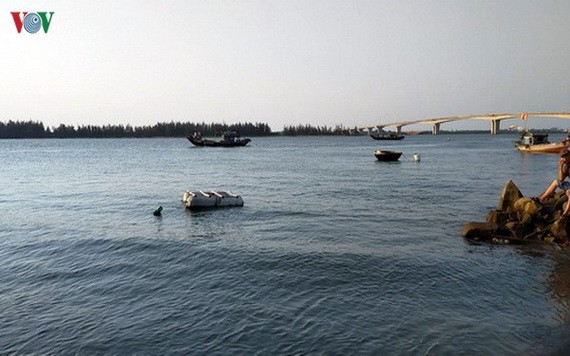 事發河段。（圖源：VOV）