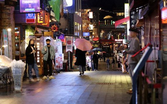 韓國首爾梨泰院地區。（圖源：韓聯社）