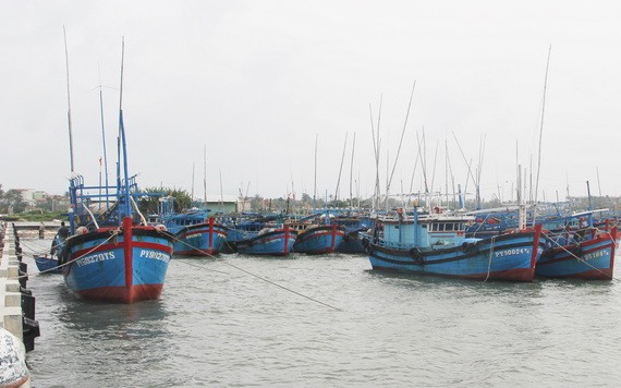 圖為漁船靠岸停泊。（示意圖源：田升）