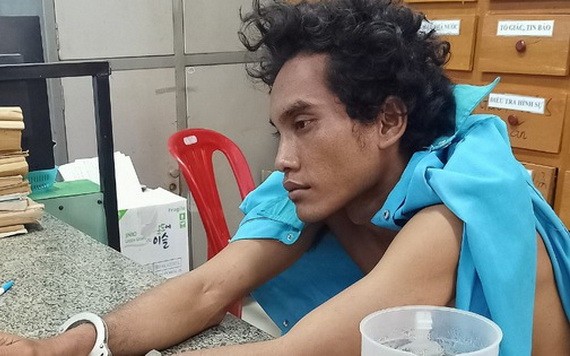 被抓獲的劫匪趙囊。（圖源：警方提供）