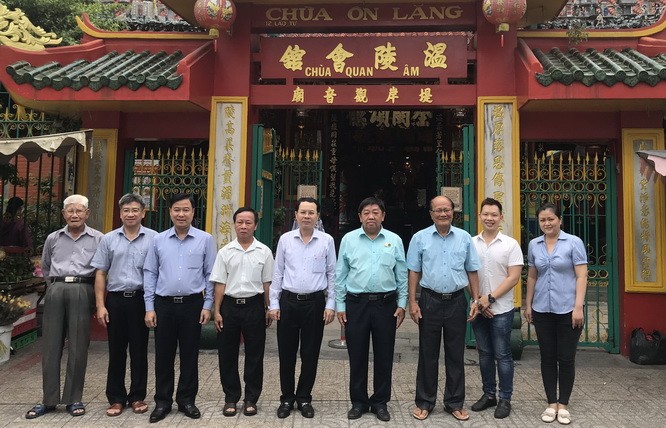 第五郡郡委書記阮文孝探訪各華人會館 ảnh 2