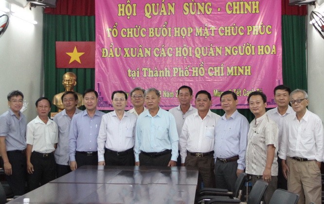 第五郡郡委書記阮文孝探訪各華人會館 ảnh 1