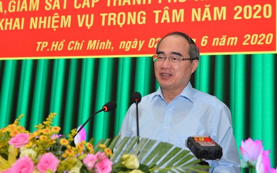 市委書記阮善仁。（圖源：越勇）