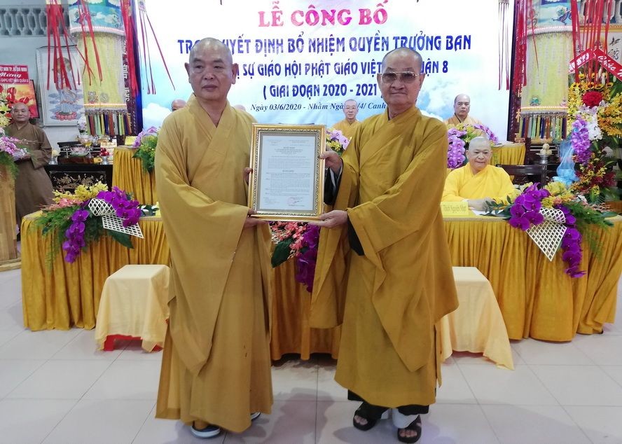 釋慧功法師獲委任第八郡佛教會執行會長 ảnh 1