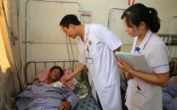 傷者N.V.N.經及時手術和一段時間接受治療後，目前體況穩定，不日便可出院。（圖源：楊光）