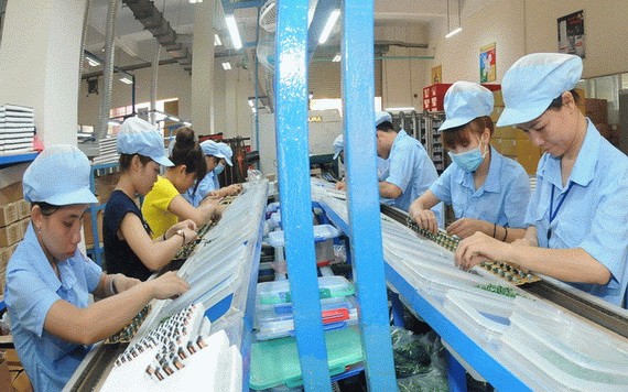 電子產品和零部件生產企業的訂單減少。