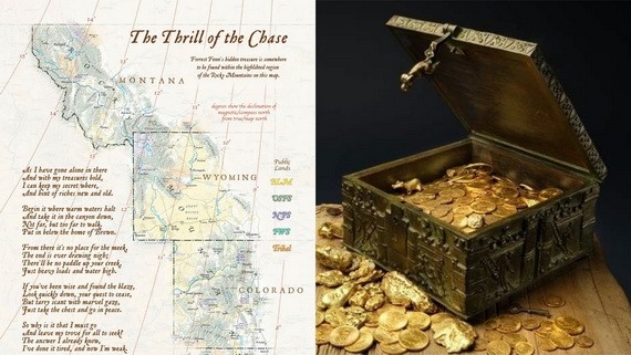 被尋獲的百萬寶藏。（圖源：互聯網）