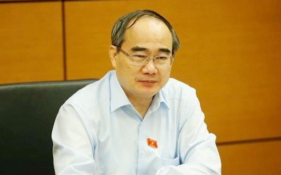 市委書記阮善仁。（圖源：曰鐘）