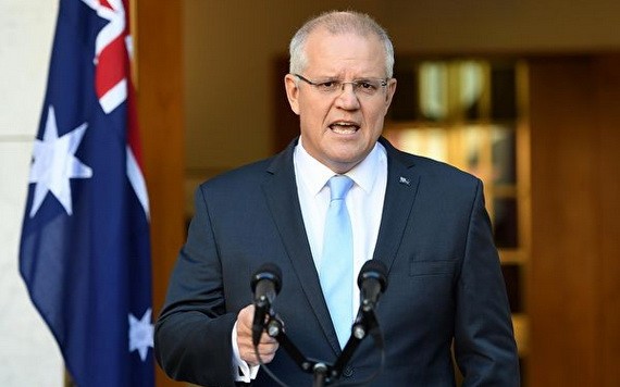 澳大利亞總理莫里森。（圖源：Getty Images）