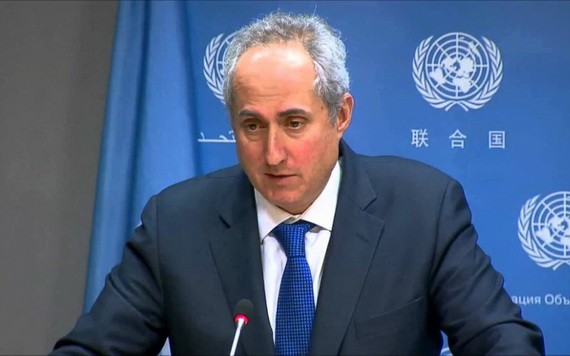 聯合國發言人斯特凡納‧迪雅里克。（圖源：互聯網）