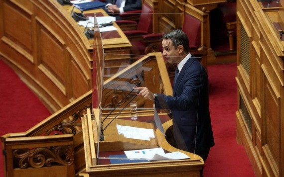 希臘總理米佐塔基斯。（圖源：MPA）