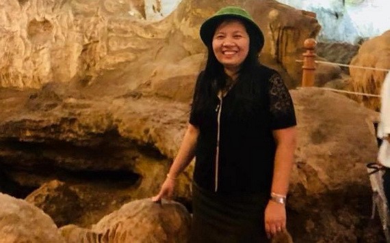 林同省司法廳司法行政科長裴氏梅蓮。（圖源：L.Đ）