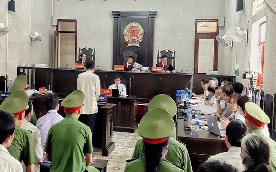 庭審現場一瞥。（圖源：VOV）