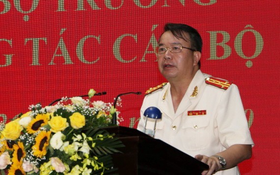 新任交通警察局長阮文忠大校。（圖源：石草）