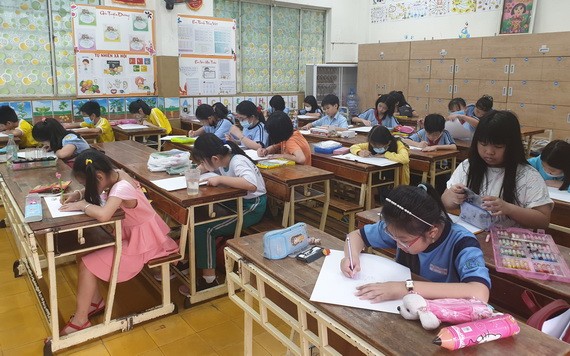 2020年“綠色風采”少兒繪畫比賽總決賽現場一瞥。