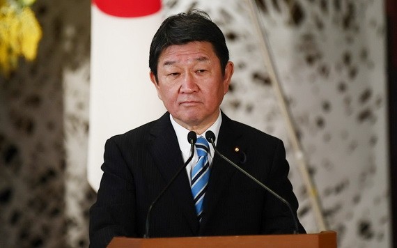 日本外相茂木敏充。（圖源：AFP）