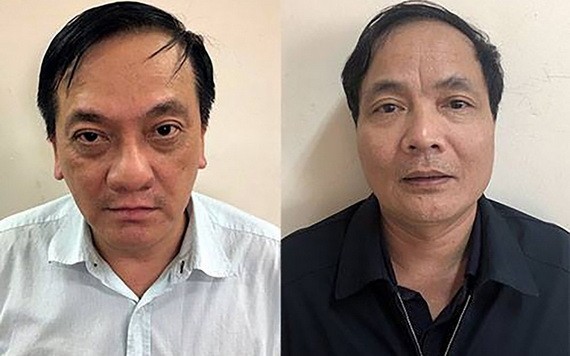 涉案嫌犯陳陸郎（左圖）及喬廷和。（圖源：公安部）