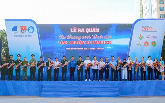 2020 暑期志願行動出發儀式。（圖源：阮景）