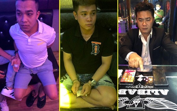 被扣押的2名嫌犯張文慶（左圖）、楊明源（中圖）及阮茹英。（圖源：警方提供）