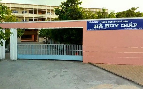 事發學校。（圖源：VOV）