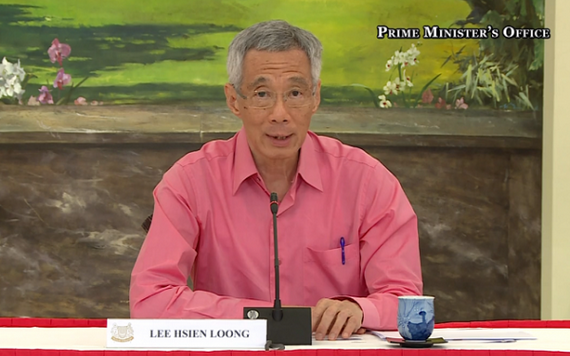7月25日，新加坡總理李顯龍宣佈新任政府內閣成員名單。（圖源：互聯網）