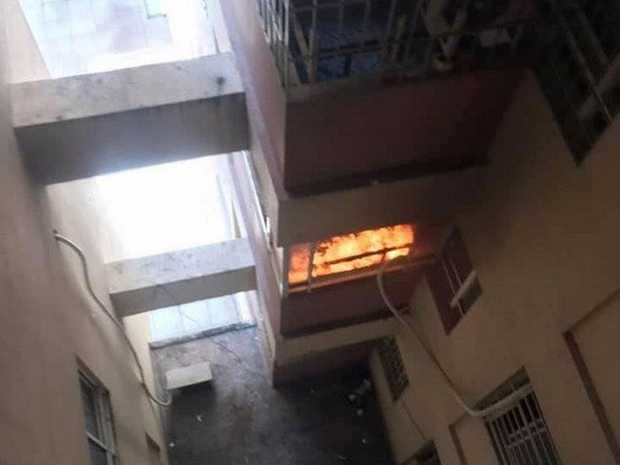 火警現場。（圖源：CTV）