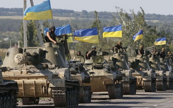 圖為烏軍的坦克部隊。（圖源：互聯網）