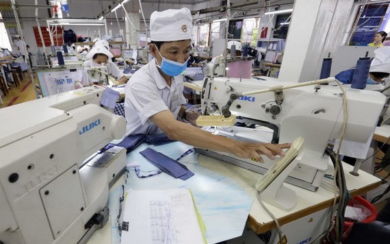 平陽紡織公司向外國出口產品。（圖源：陳越）