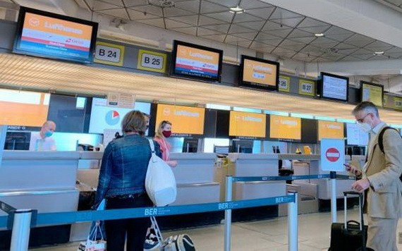 7月31日，德柏林最繁忙的泰格爾機場如今旅客寥寥。（圖源：互聯網）