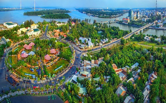 芹苴市一瞥。（圖源：黎雄）