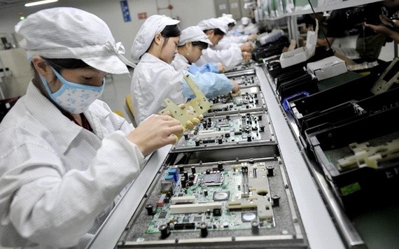 我國電子零件出口東盟市場。