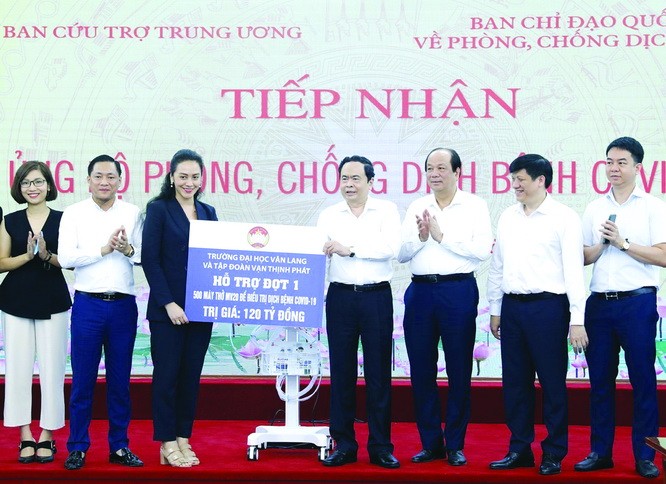 萬盛發集團及文朗大學捐贈 500 台呼吸機 ảnh 1